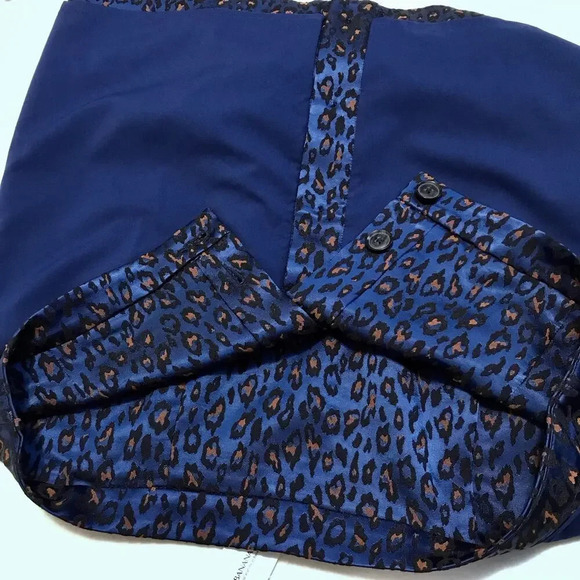 Banana Republic NWT Mini Leopard Print Skirt Women 14 - Picture 6 of 9